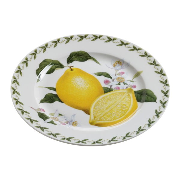 Maxwell & Williams Orchard Fruits Lemon kaula porcelāna šķīvis, ⌀ 20 cm