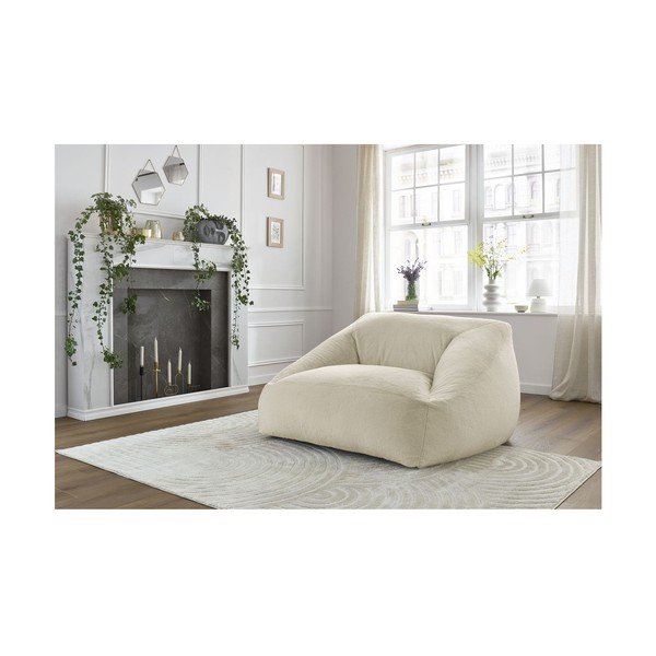 Krēmkrāsas sēžammaiss no mākslīgās kažokādas Lilibet – Bobochic Paris-image-1