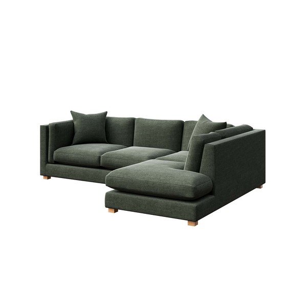 Zaļš stūra dīvāns (ar labo stūri) Pomo – Ame Yens-image-2