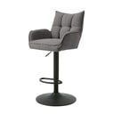 Pelēki ar regulējamu augstumu bāra krēsli (2 gab.) Marilla – Unique Furniture
