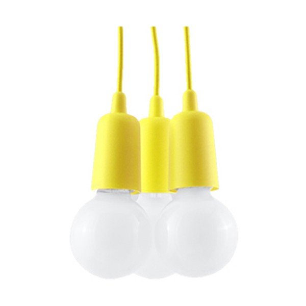 Dzeltena piekaramā lampa ø 15 cm Rene – Sollux-image-2