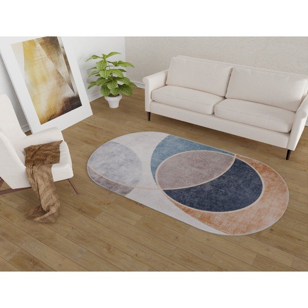 Mazgājams paklājs 60x100 cm Oval – Vitaus-image-1