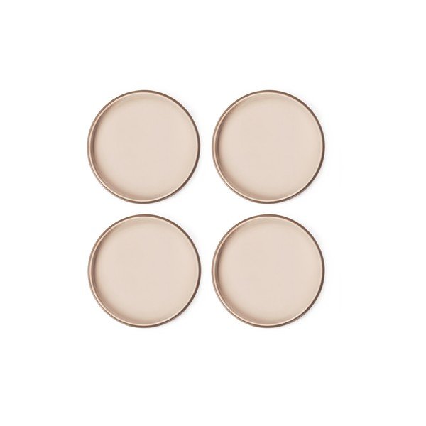 Bēši akmensmasas šķīvji (4 gab.) ø 22 cm Terra Rondo – Bonami Selection-image-3