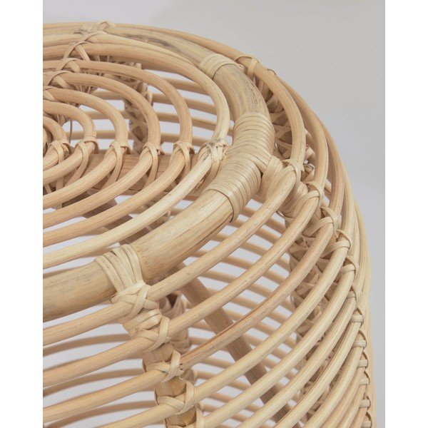 Rotangpalmas apaļš sānu galdiņš ø 45 cm Kohana – Kave Home-image-3