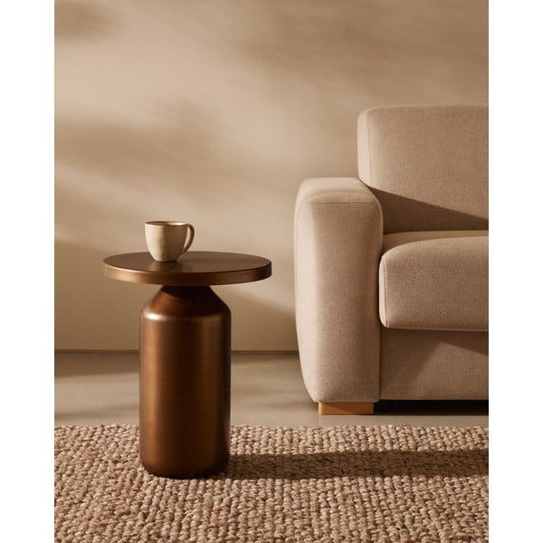 Metāla apaļš sānu galdiņš ø 40,5 cm Malya – Kave Home-image-1