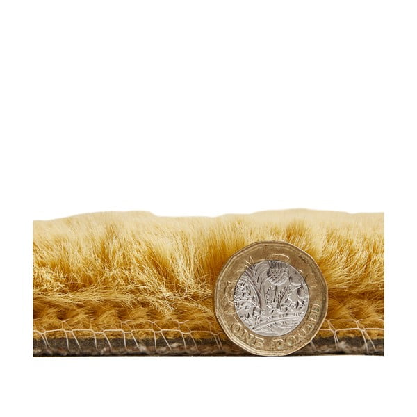 Dzeltens paklājs Think Rugs Teddy, 60 x 120 cm-image-2