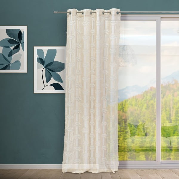 Bēšs dienas aizkars 140x260 cm Relief Arch – Casa Selección-image-1