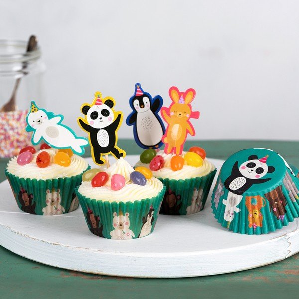 Rex London Party Animals cupcake dekorēšanas komplekts-image-1