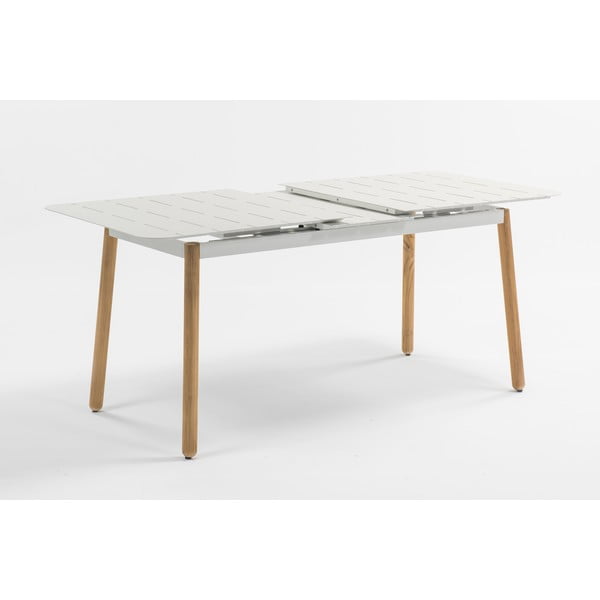 Balts/olīvzaļš metāla dārza mēbeļu komplekts Ezeis Alicante-image-4