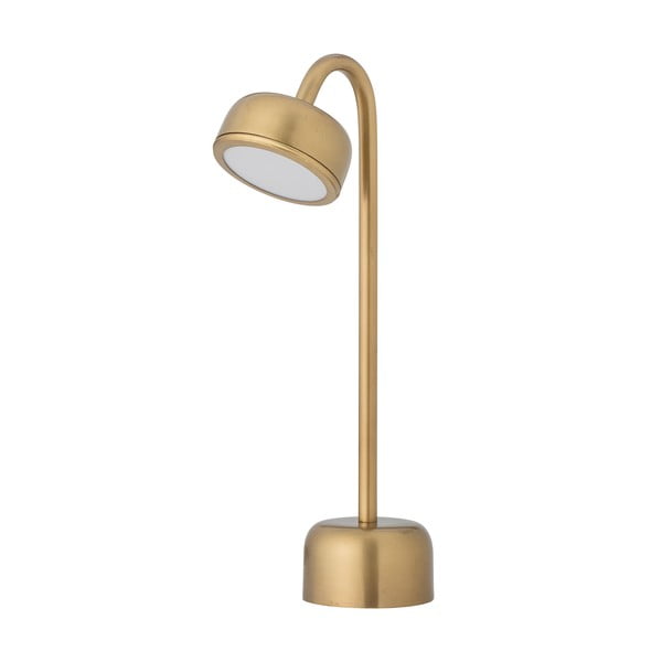 Zelta krāsas LED galda lampa ar regulējamu spilgtumu no metāla (augstums 35,5 cm) Niko – Bloomingville
