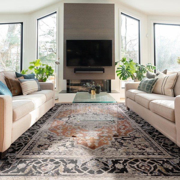 Ķieģeļu sarkans paklājs 240x330 cm Sovereign – Asiatic Carpets-image-1