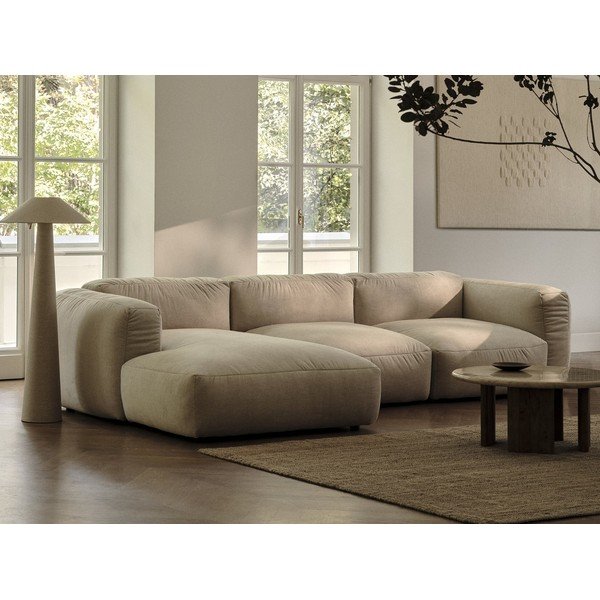 Bēšs modulārais dīvāns 240 cm Martina – Micadoni Home-image-1