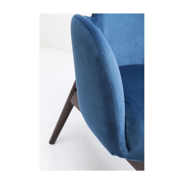 Zils krēsls Kare Design Aroha Velvet-image-4