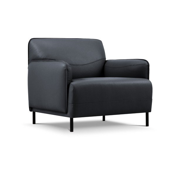 Zils ādas atpūtas krēsls Windsor & Co Sofas Neso