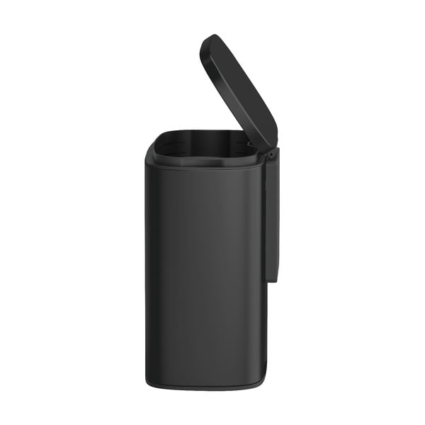 Melns nerūsējošā tērauda atkritumu grozs Wenko Sare-image-2