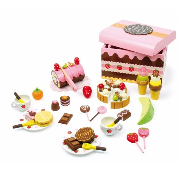 Koka kaste ar rotaļu saldumiem Legler Sweeties