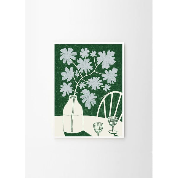 Plakāts 30x40 cm Blue Flowers & Red Wine – Anouk van Cleef – The Poster Club-image-4