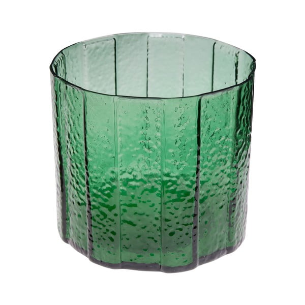 Ar rokām darināta stikla vāze Emerald – Hübsch-image-4