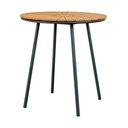 Tīkkoka masīvkoka apaļš dārza ēdamgalds ø 70 cm Cleveland – House Nordic