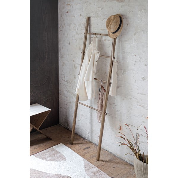 Brūna koka dekoratīvās kāpnes dvieļu žāvēšanai Roots – Mette Ditmer Denmark-image-1