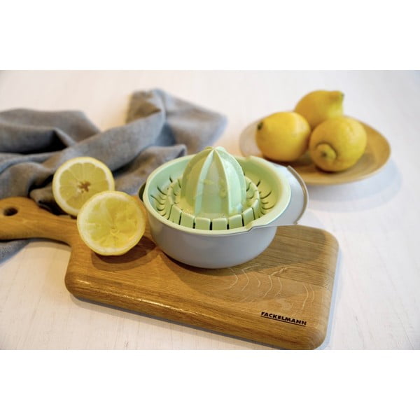 Zaļi pelēks citrusaugļu sulas spiedējs Fackelmann Eco-image-1