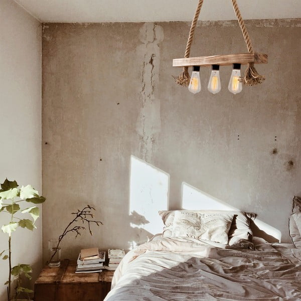 Dabīga toņa piekaramā lampa Erebos – Opviq lights-image-1