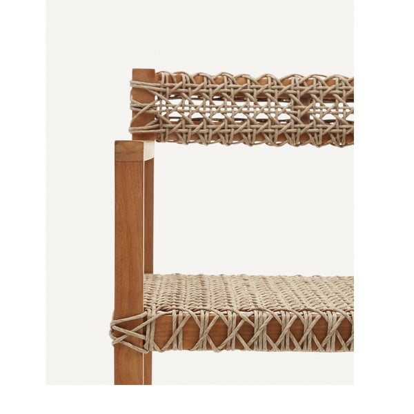 Dabīga toņa mākslīgās rotangpalmas pusdienu krēsli (2 gab.) Giverola – Kave Home-image-4