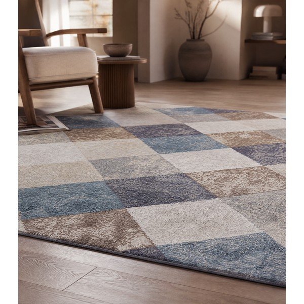 Zils/bēšs paklājs 160x235 cm Terrain – Hanse Home-image-3