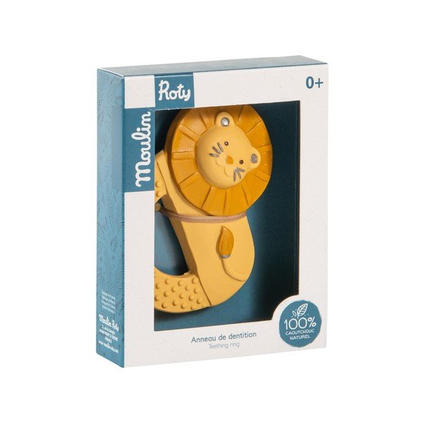 Košļājamā rotaļlieta Lion – Moulin Roty-image-1