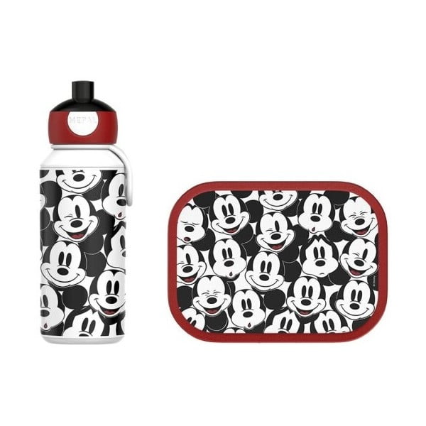 Bērnu uzkodu kārbas un ūdens pudeles komplekts Mepal Mickey Mouse