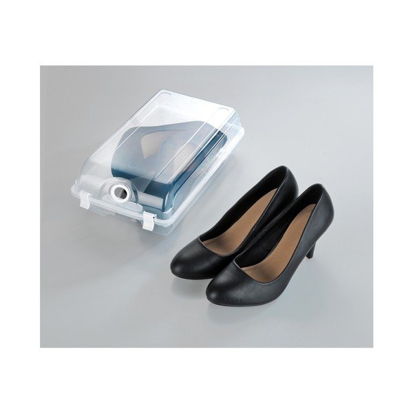 Caurspīdīga apavu glabāšanas kaste Wenko Smart, platums 19,5 cm-image-1