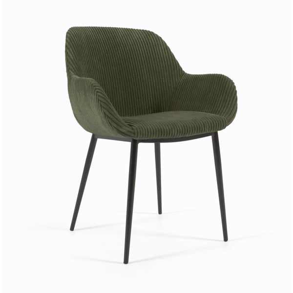 Haki polsterēts ēdamistabas krēsls Konna – Kave Home