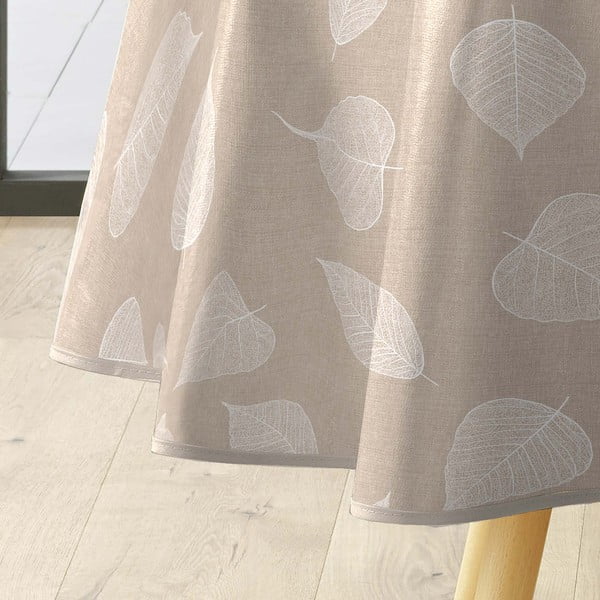 Ar mitru drānu noslaukāms galdauts ø 160 cm Feuillys – douceur d'intérieur-image-3