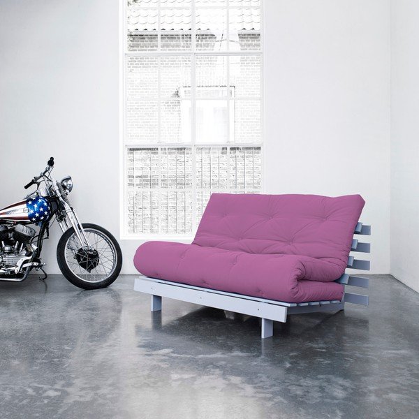 Mainīgs dīvāns Karup Roots White/Taffy Pink-image-1