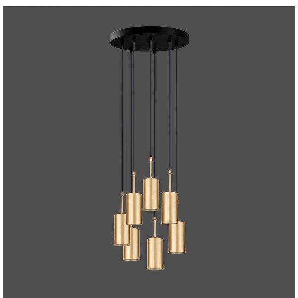 Piekarama lampa zelta krāsā Squid Lighting Geo, augstums 120 cm-image-1