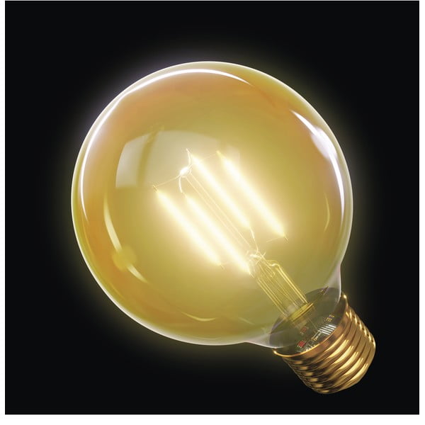 LED spuldze Vintage G95 Warm White, 4W E27 - EMOS-image-1
