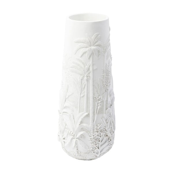 Balta vāze Kare Design Jungle White, augstums 83 cm