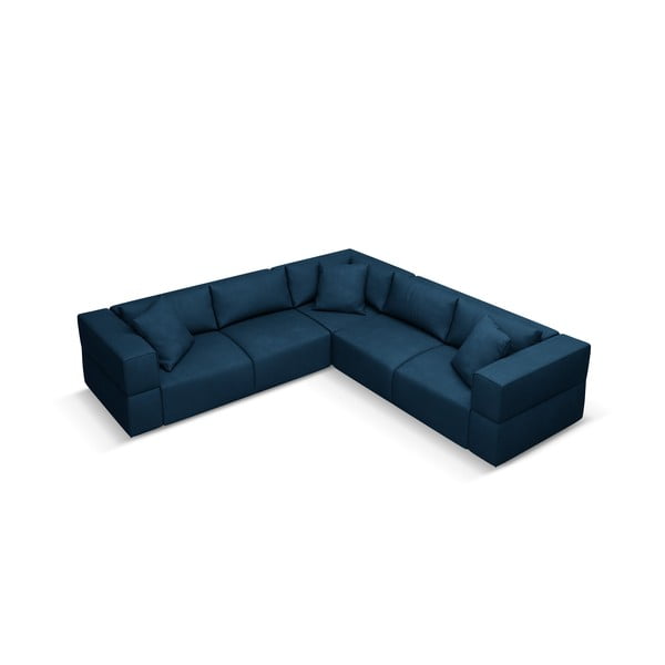 Zils stūra dīvāns (ar maināmu stūri) Esther – Milo Casa