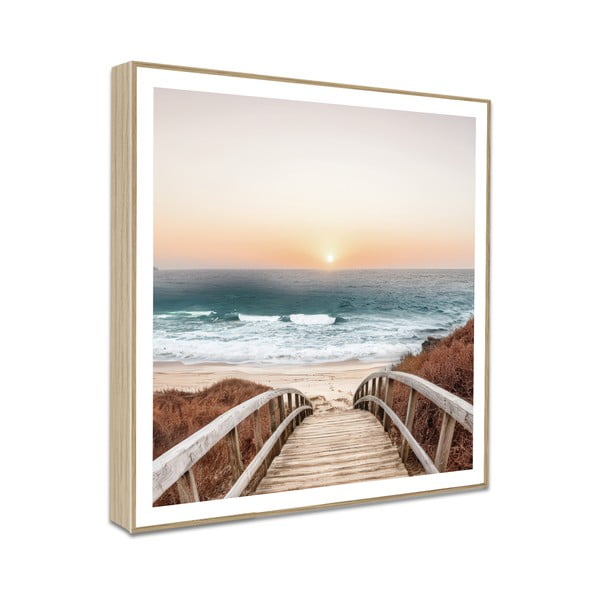 Glezna 50x50 cm Beach Footbridge-image-2