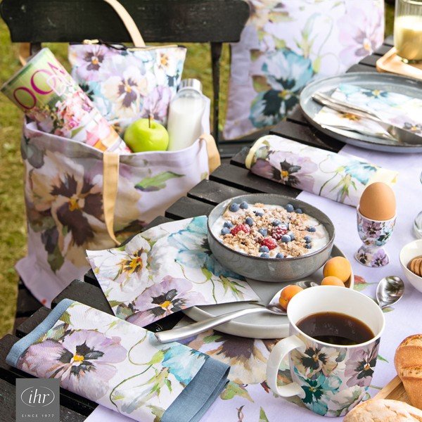 Organiskās kokvilnas galda celiņš 150x45 cm Martha – IHR-image-1