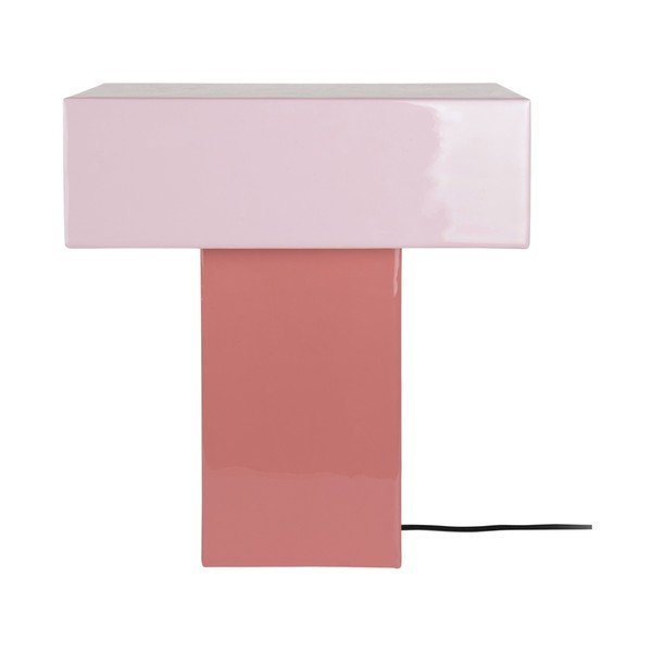 Rozā galda lampa (augstums 35 cm) Grato Recto – Leitmotiv