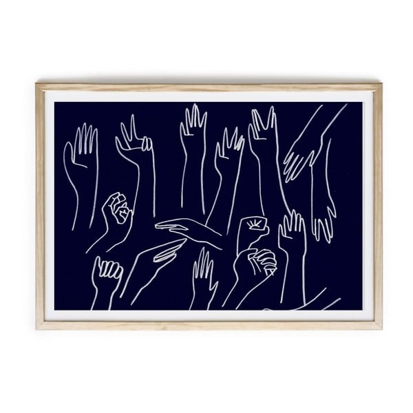 Glezna rāmī Velvet Atelier Hands, 60 x 40 cm