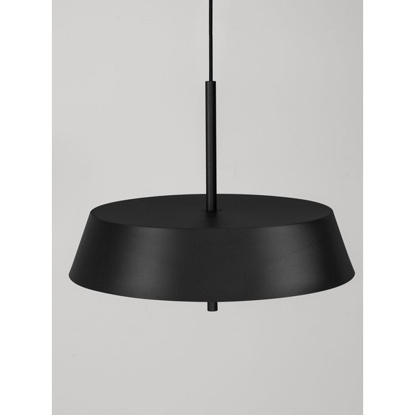 Matēti melna alumīnija LED piekaramā lampa ar regulējamu spilgtumu ø 45 cm Velio – Nova Luce-image-4