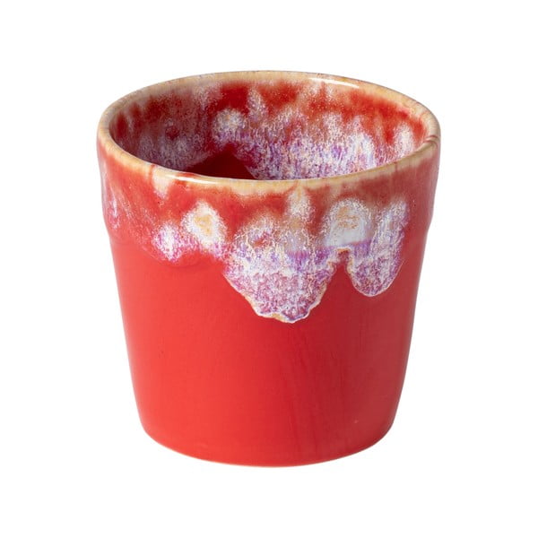 Balta un sarkana keramikas espreso krūze Costa Nova, 200 ml
