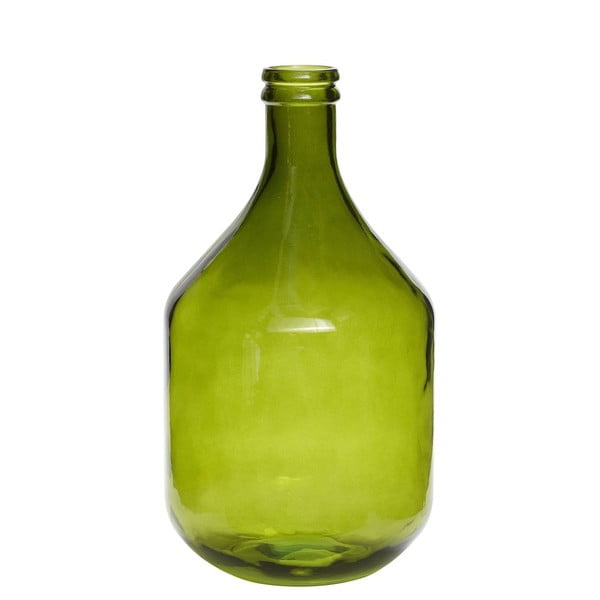 Liela stikla pudele, zaļa