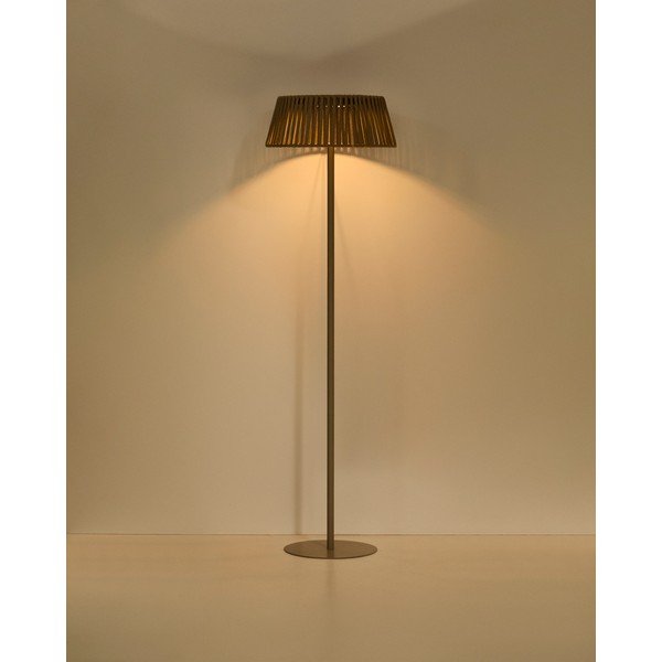 LED pārvietojams/grīdas āra gaismeklis ar saules baterijām (augstums 160 cm) Aldet – Kave Home-image-1