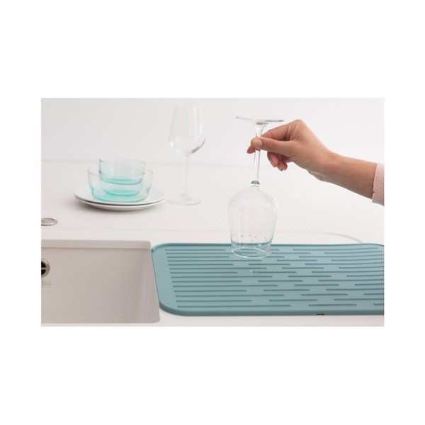 Brabantia zils silikona trauku nosusināšanas paklājs-image-3