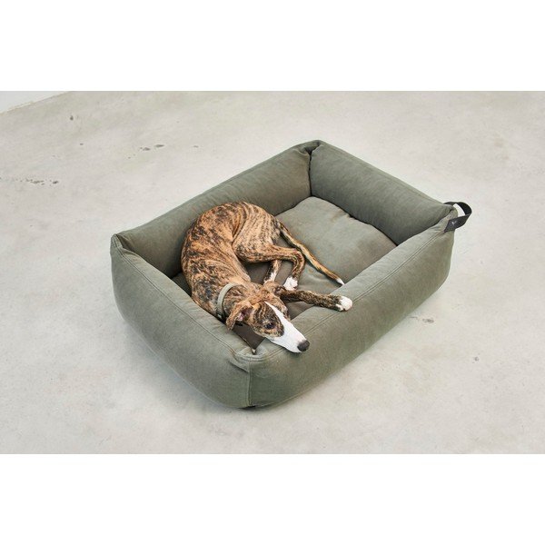 Salvijas zaļa mājdzīvnieku gulta suņiem 110x87 cm Comodo Sage M/L – MiaCara-image-1