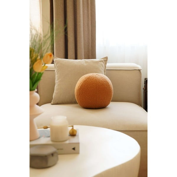 Buklē dekoratīvais spilvens ø 20 cm Top – Mioli Decor-image-3