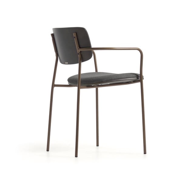 Pelēks pusdienu krēsls Maureen – Kave Home-image-3